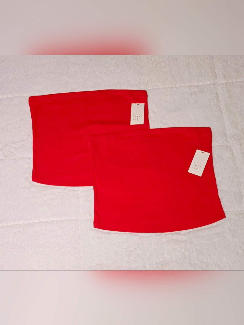 a new day Red Stretch Tube Top Duo (TC133/134)